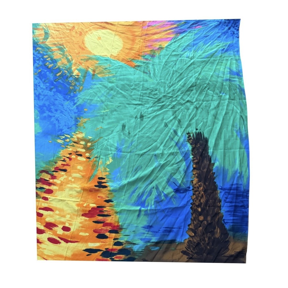 Gottex Pareo Scarf Shawl Sarong Beach Wrap Glam Vintage Cover Versatile Vintage